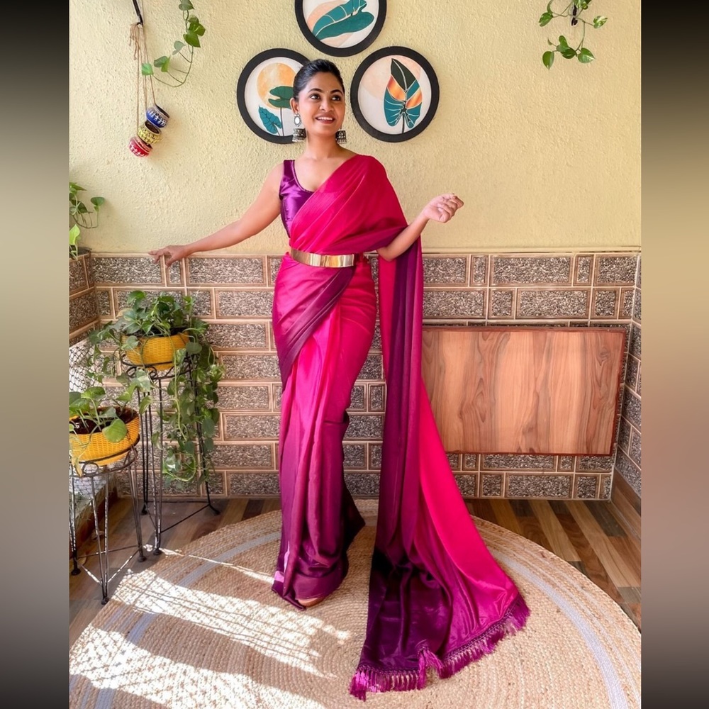 Indian Sari for wedding guest. Purchased off of Etsy directly from India.